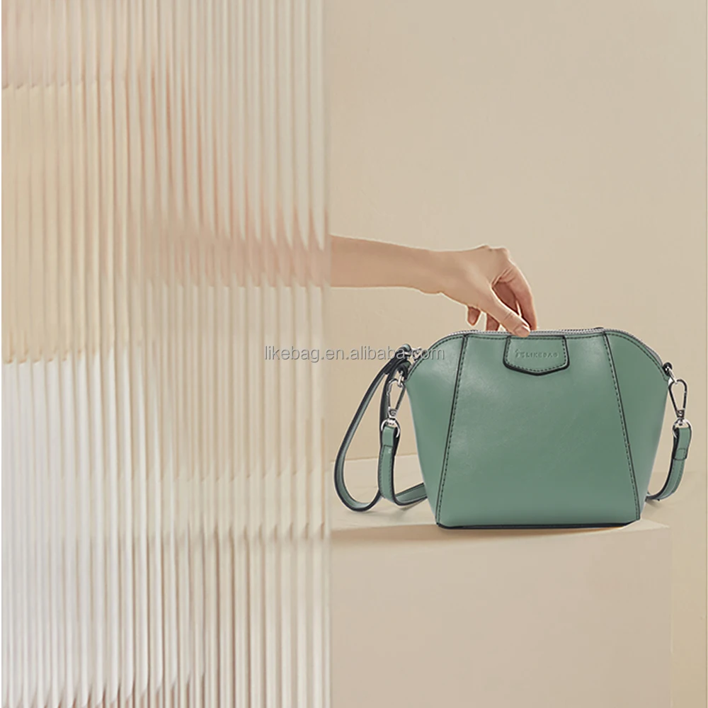 

LIKEBAG fashion simple and versatile PU leather lady shell bag single shoulder messenger Hand bag for women