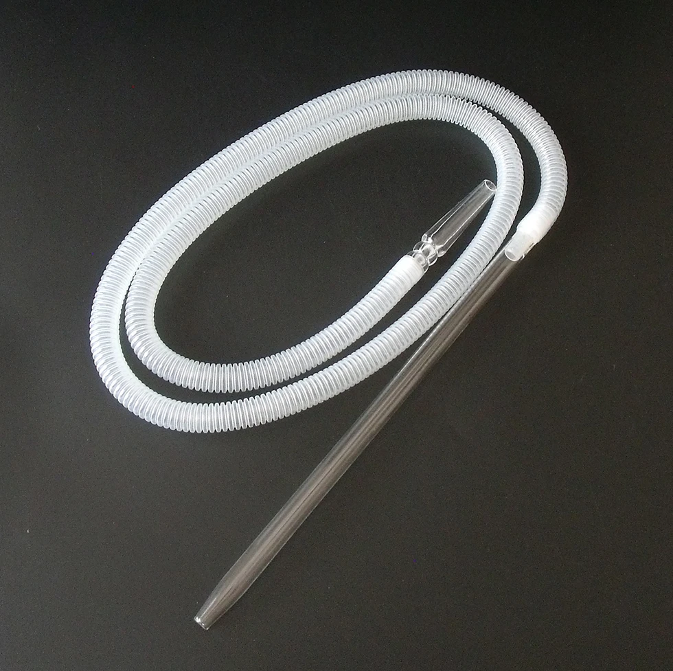 Hookah Accessories Plastic Shisha Pipe Glass Handle Colorful Disposable