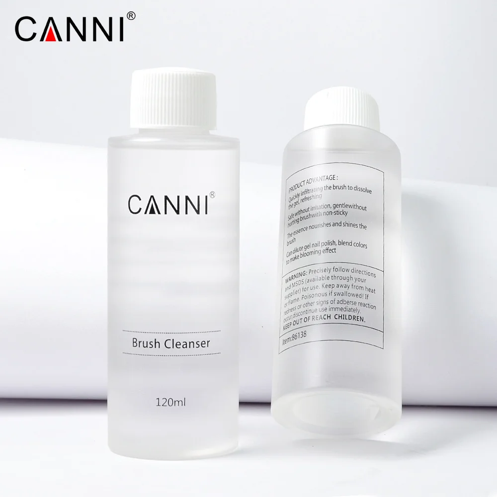 

CANNI 120ML uv led gel polish No harm brush Cleanser blooming color uv gel thinner liquid nail cleansing water nail art tools