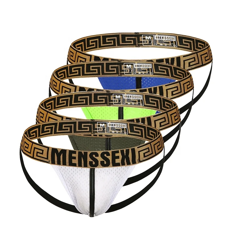 

MENSSEXI Underwear Jockstrap for Men Sexy Panties Hot Sale Low MOQ 886