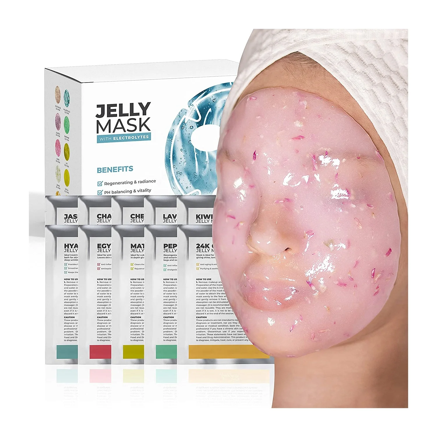 

Jelly face mask DIY SPA Rose Hydro Jelly Mask Powder