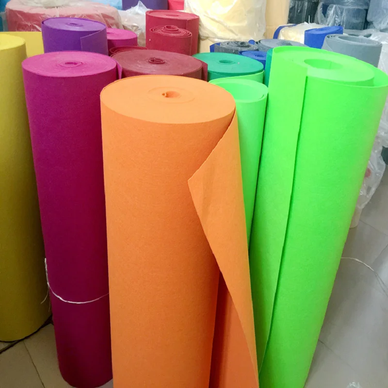 wholesale from factory polyester felt rolls for children toys