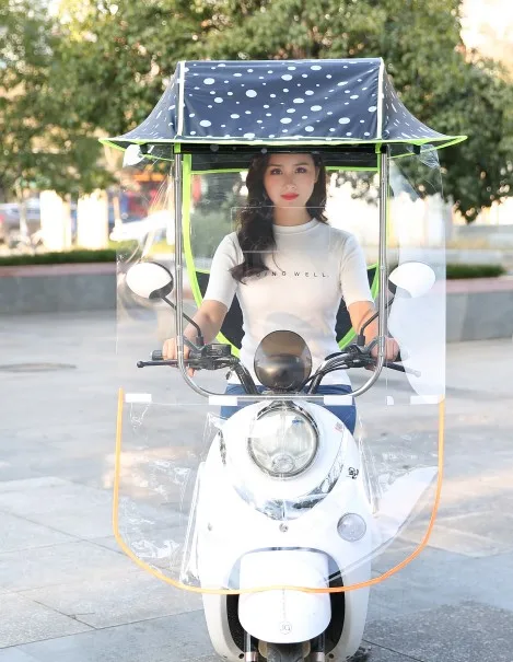 

Good quality electric bike umbrella outdoor windproof sunshade cover motorcycle umbrella electric scooter umbrella for rain