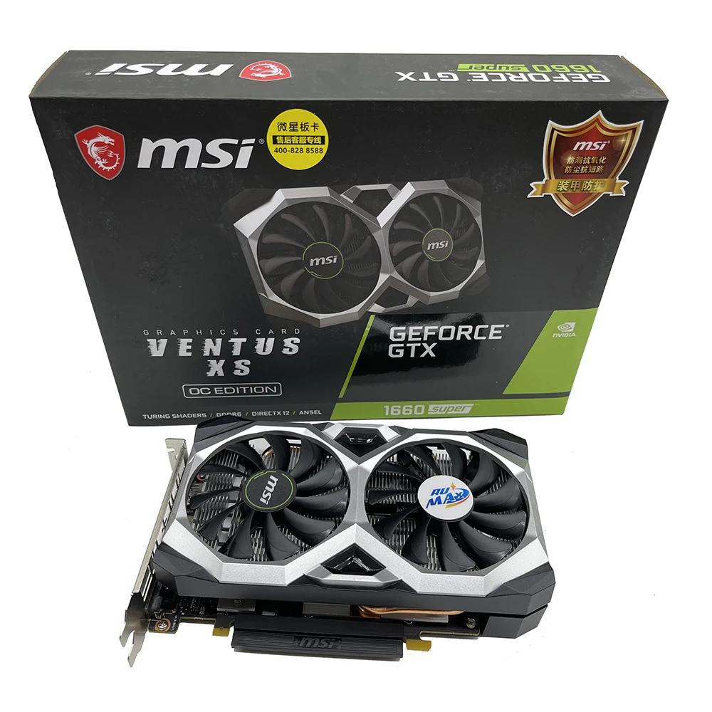 

Rumax MSI GTX 1660 Super 6g GPU Card GPU GXT 1660 Sup 6gb Gddr5 1660s Graphic Card GTX 1660 Super