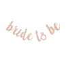 EasternHope Bachelorette Banner Rose Gold Bridal To Be Banner