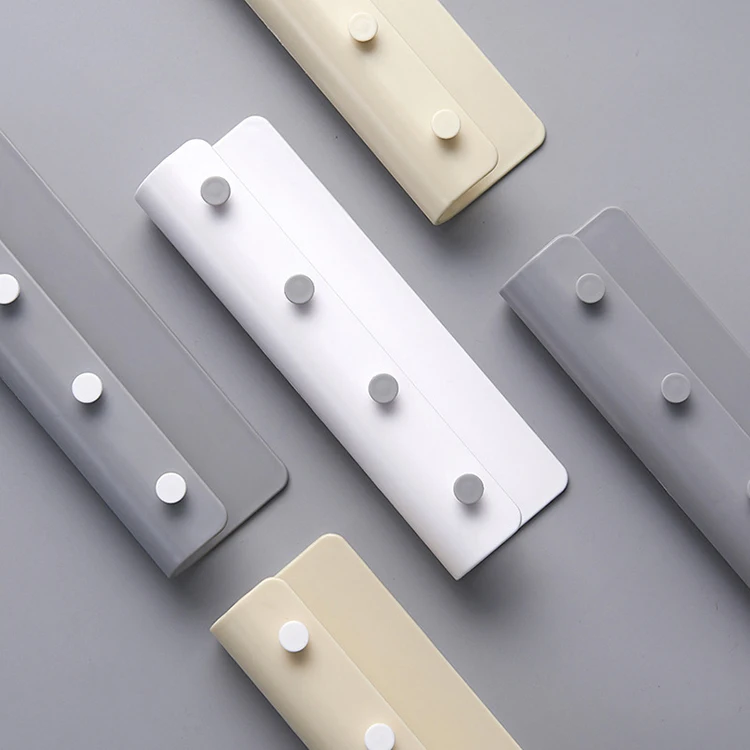 

Nordic Style Home Creative Plastic Hook Free Hole Wall-mounted Porch Key Storage Ra