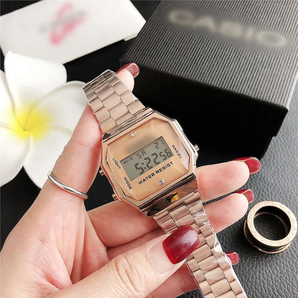 

Good quality factory directly ladies wristwatch digital watch stainless steel fashionable sport watches with wholesale price