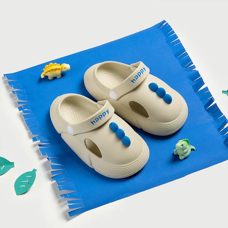 

Summer Children Garden Clogs Shoes Boys&Girls Beach Sandal Kids Lightweight Breathable Cute Cartoon Slip On Mules Baby Slipper