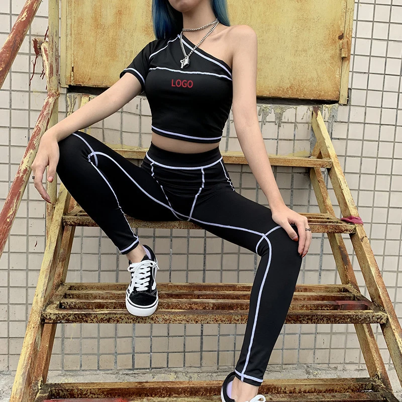 

Wholesale Sport Suit Women Fitness Clothing Sport Wear Yoga Set Gym Sportswear Running Leggings Women Set Pantalones Pant Set, Customized color