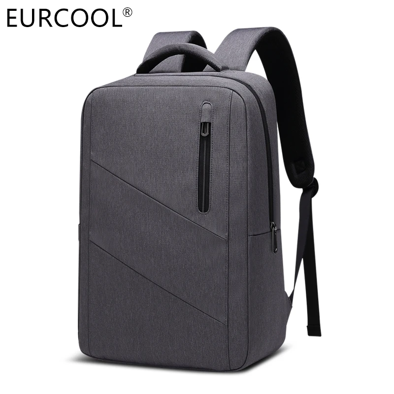 

Wholesale Custom Waterproof Oxford Cheap Bagpack 15.6 Inch Slim Teenager Nylon Laptop Bag College Backpack, Black and gray or customized