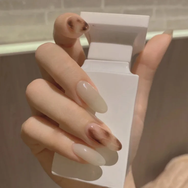 

Leopard print press on nails artificial long nails press on trendy press on nails