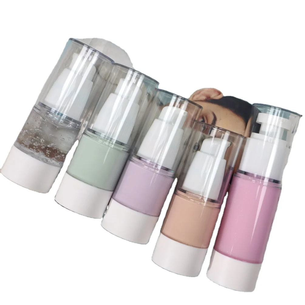 

Private Label Makeup Face Primer Cream 5-color Custom Logo Moisturizer Multi-Function 15ml 30ml Foundation Bulk Free Shipping