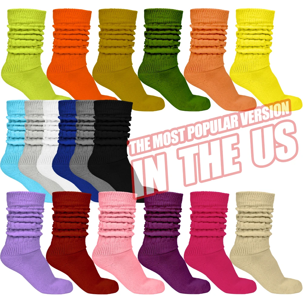 

Heavy slouch socks long slouch socks for women thick slouch socks, 18 colors