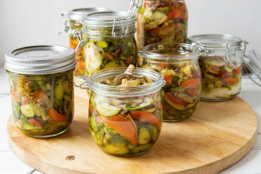 Spice rack with labeled airtight jars
