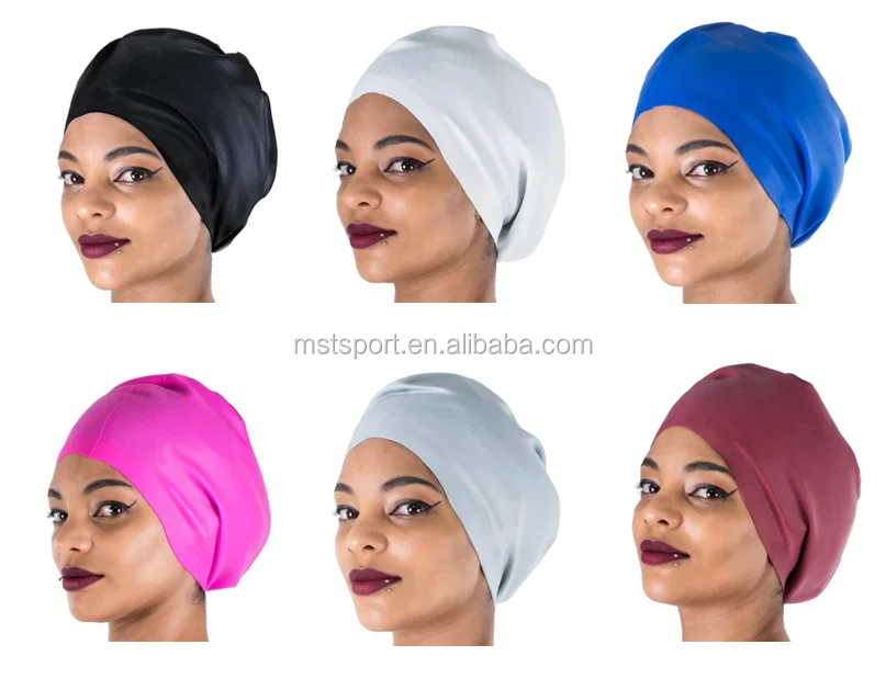 Extra Large Swimming Cap - Shower Cap - Created For Curly Hair - Foto 2