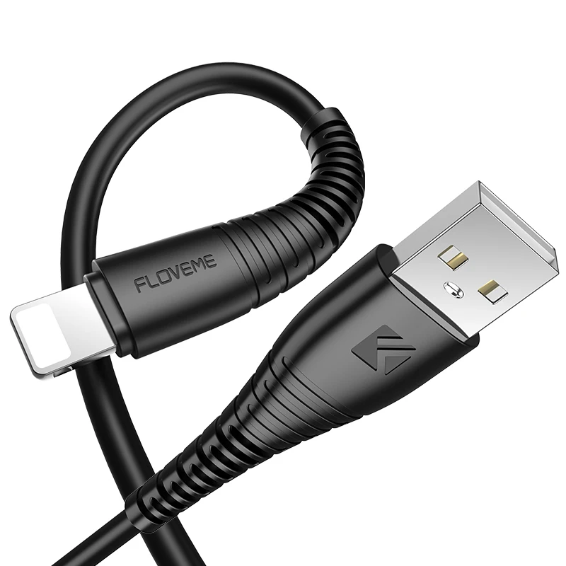 

Free Shipping 1 Sample OK FLOVEME Data Line For iPhone Charger Cable For Lightning Charging Usb Cable For iPhone 6 7 8 X