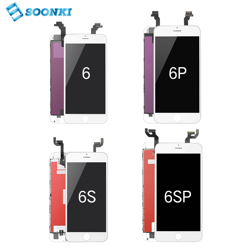 

pantallas para celulares 6 6s 6plus 6s plus lcd cellphone display for iphone 6g lcds display