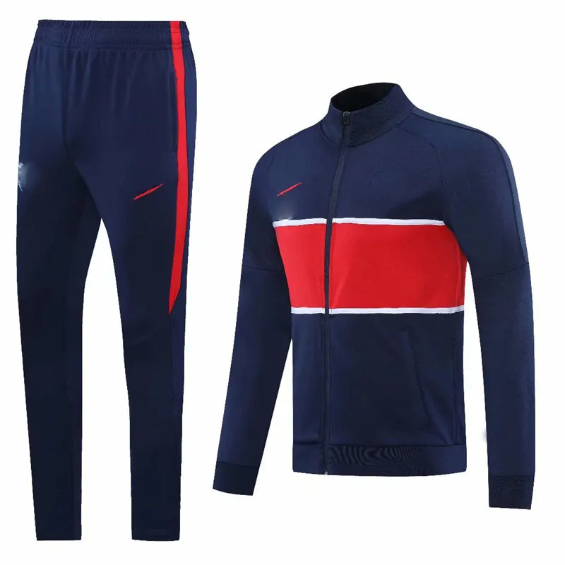 

Custom thailand quality sports training soccer tracksuit club football tracksuit football jersey suit soccer jacket tracksuit