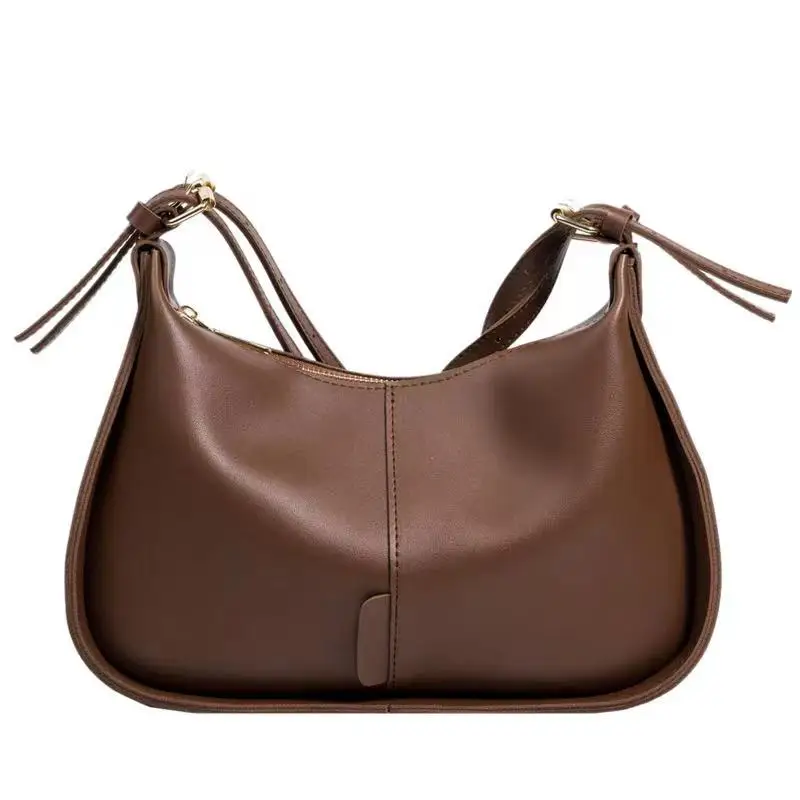 

Simple Style Pu Leather Women Underarm handbag Ins Luxury Shoulder Bag Classic Retro Sling Crossbody Bag, 3 colors