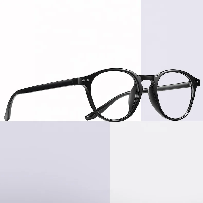 

Eyewear 2318 Wholesale High Quality Blue Light Blocking Computer Optical Glasses Retro TR90 Oval Frames Prescription Eyeglasses