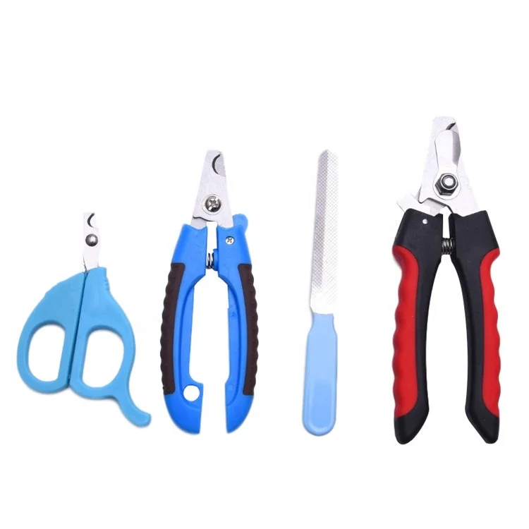 

Hot Selling Pet Cat Dog Nail Clipper Cutter Stainless Steel Grooming Scissors with Lock Clippers Claw Nail Scissors