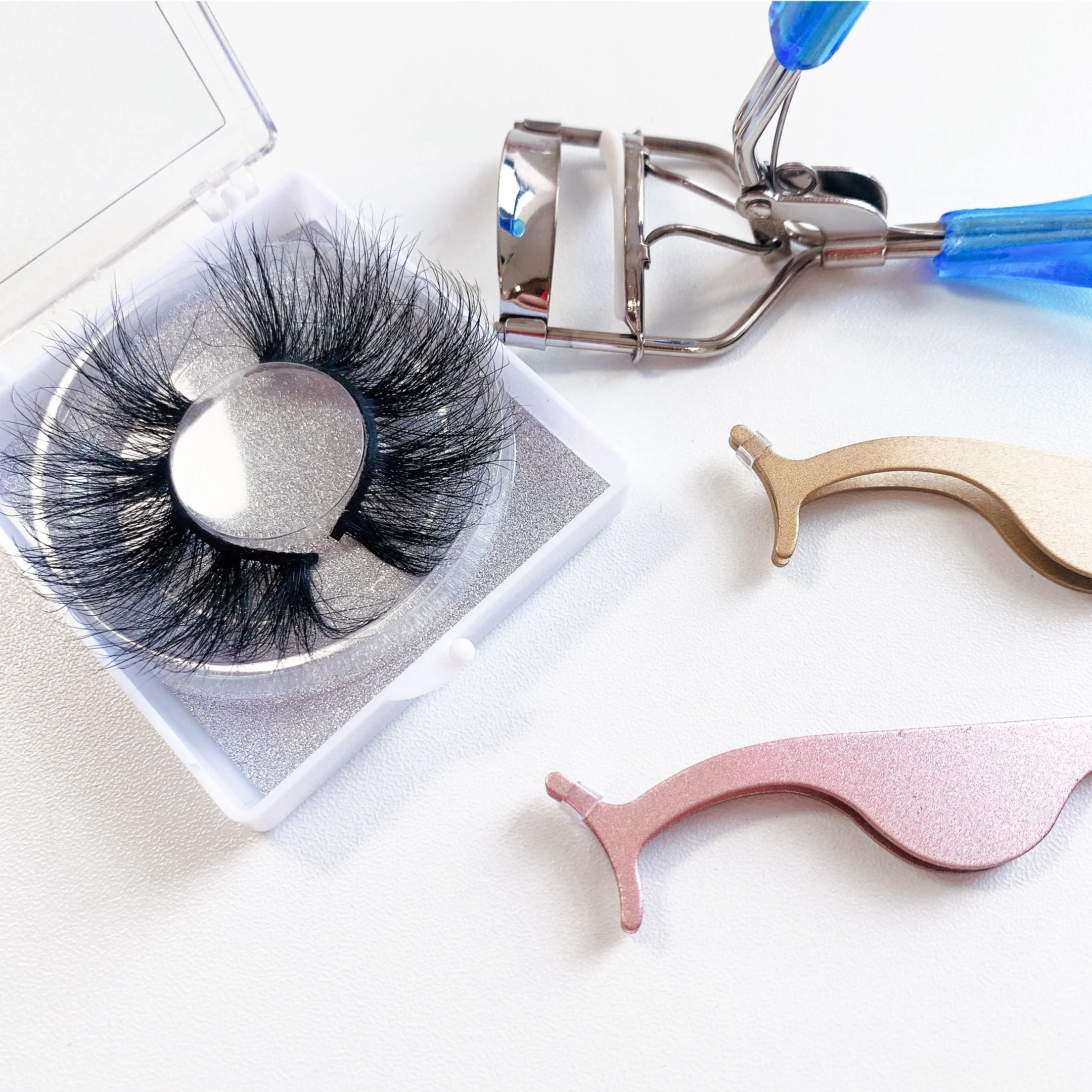 

Full Strip Lashes long dramatic 3d Mink Eyelashes lashes3d Private Label 25mm eyelashes, Black color