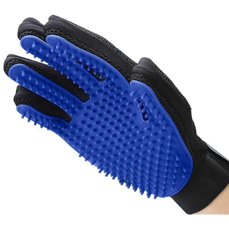 

[2019 Improved Version] Pet Grooming Gloves, Gentle Deshedding Brush Glove for Cat & Dog