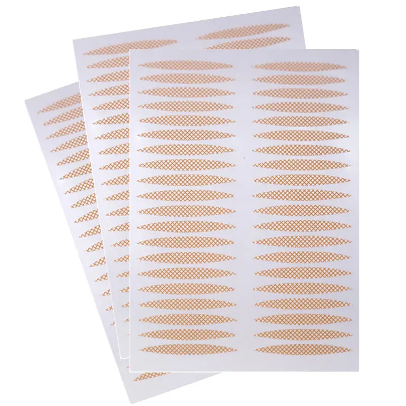 

Lace double eyelid stickers olive-shaped mesh natural invisible breathable skin tone long lasting double eyelid stickers