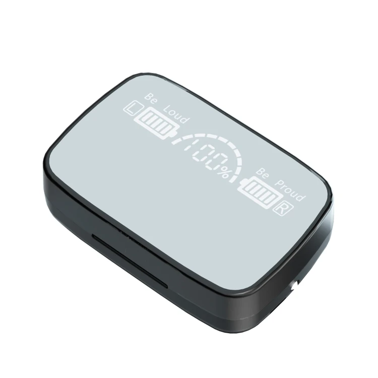 

Wholesale Dropshipping TWS M9 5.1 TWS Mirror Digital Display 2000mAh mirror led smart battery display earphone tws