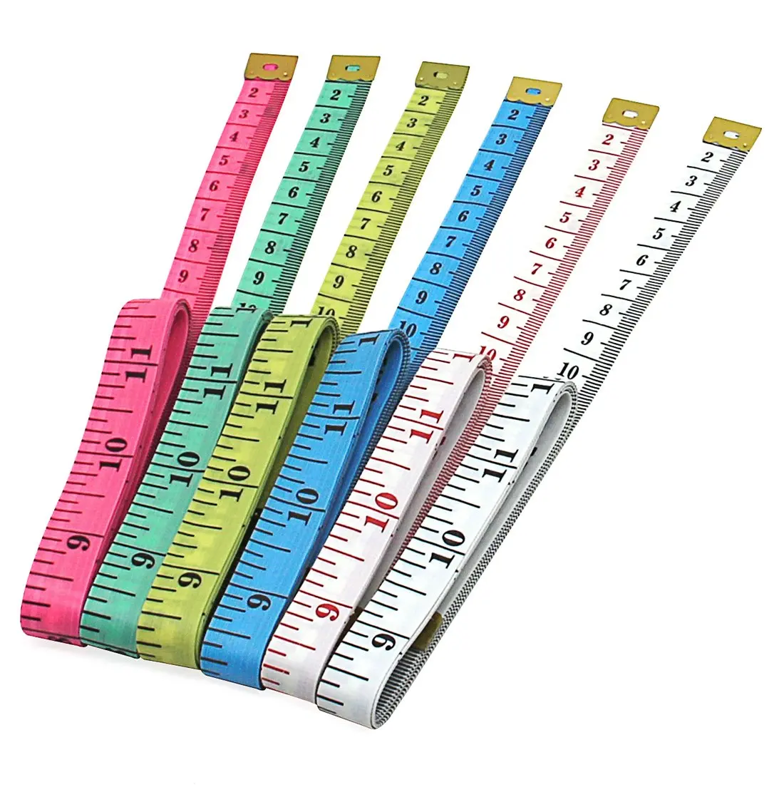 150cm Tailor Sewing Flexible Ruler Sewing Tape Measure,Colorful Tailor ...