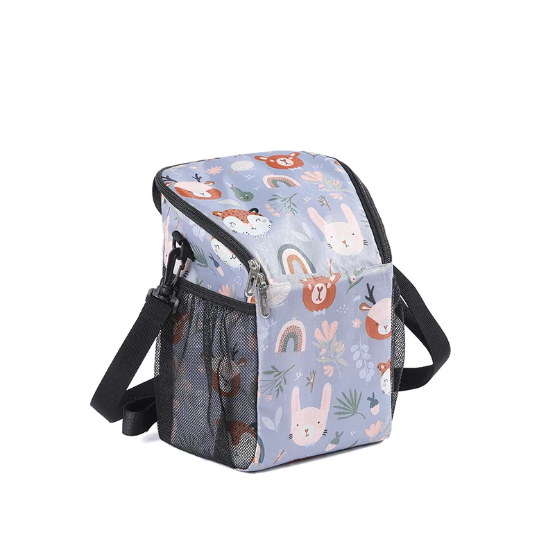 

Secure Mother Diaper Backpack Waterproof Mommy And Baby Go Out Stroller Bag, Multicolor , gray