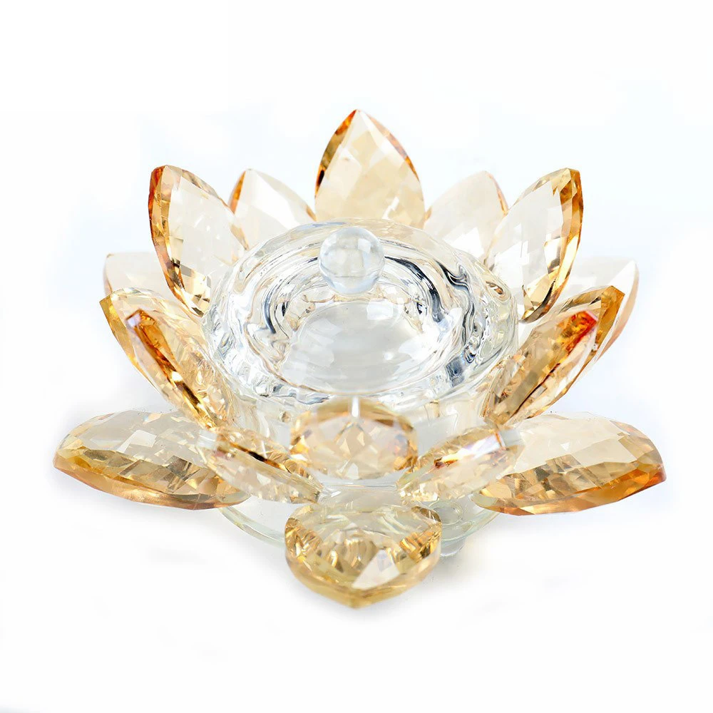 

HotSelling lotus flower diamond 18ml glass white nail dappen dish for charms home decoration