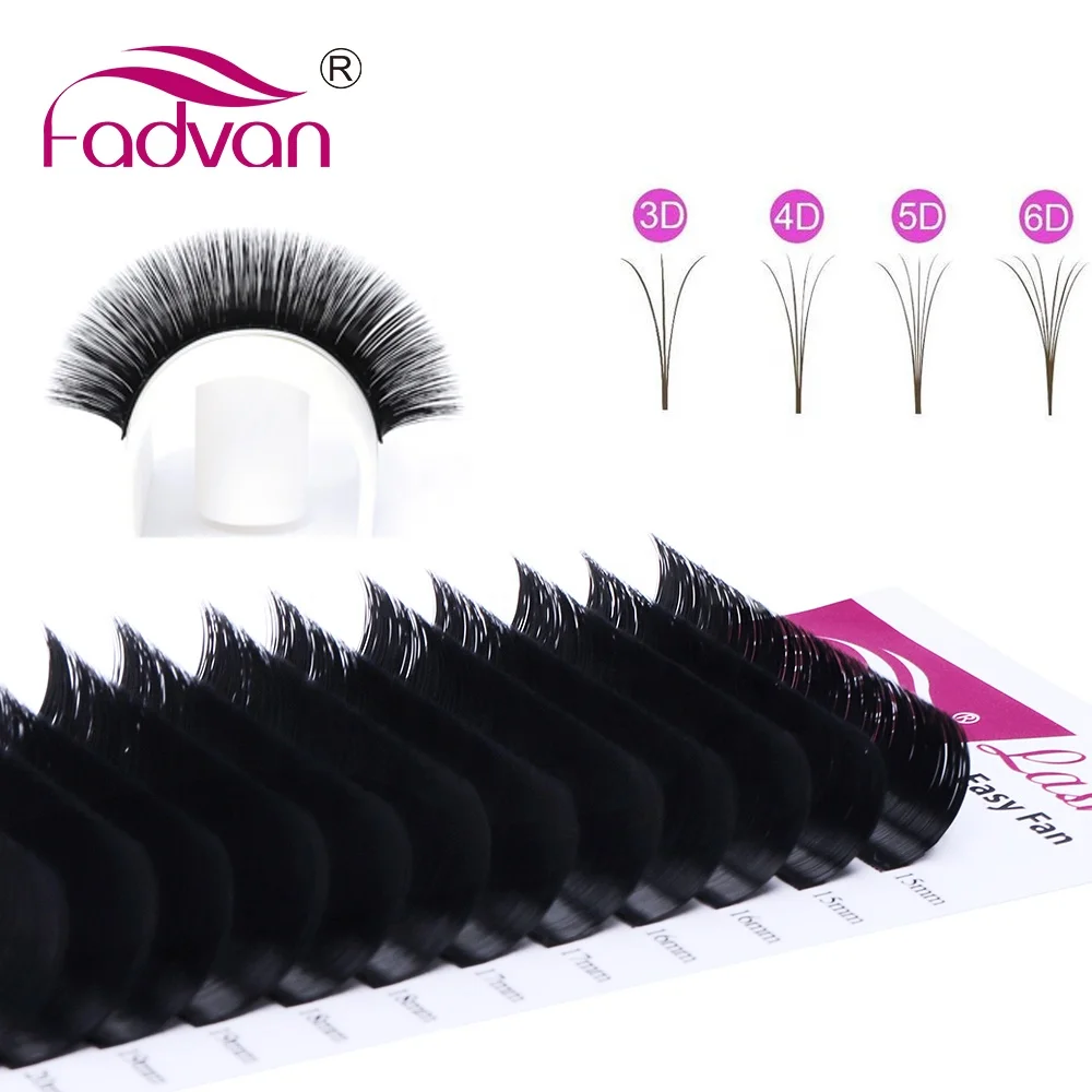 

FADVAN Easy Fan Cashmere Volume Wholesale Easy Fans Luxury Easy Fan Eyelash Extensions Self Grafted Artificial Lashes