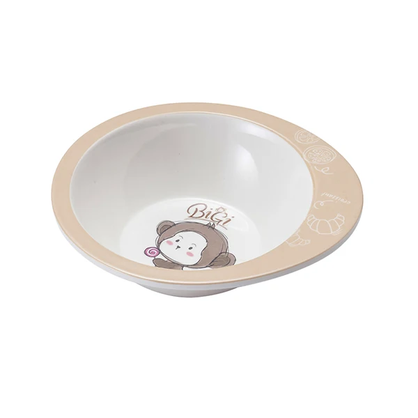 

PBA free dishwasher safe A5 melamine oval bowl ramen bowl for baby feeding, Customized color acceptable