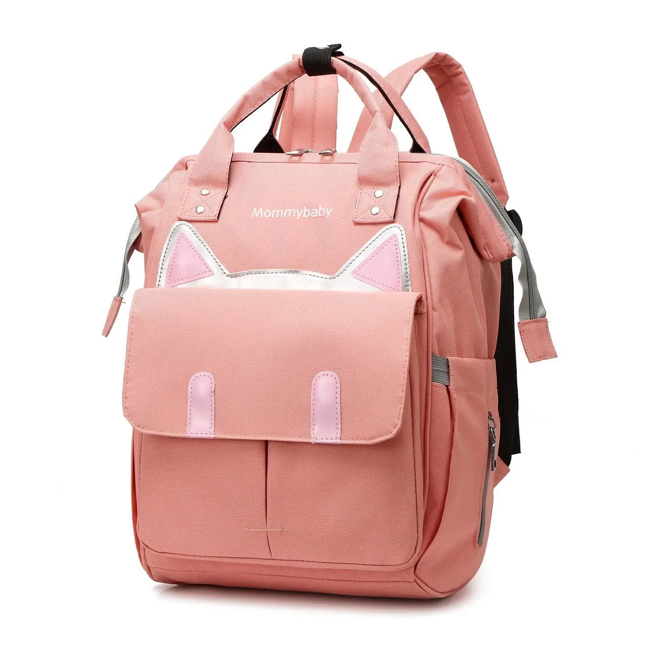 

2022 double shoulder multi-function large capacity fashion portable baby bottle large diaper Backpack