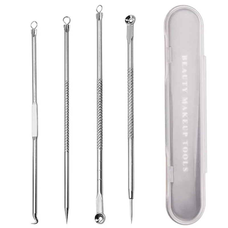 

Stainless Steel Acne Needle Blackhead Remover Tool Kit Pimple Comedone Extractor, Silver