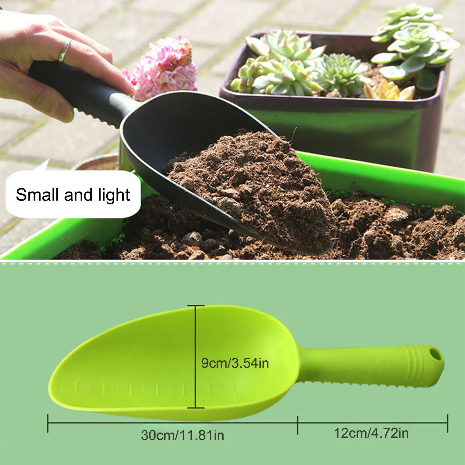 Plastic Garden Shovel Plant Hand Shovel Trowels Home Gardening Tools ...