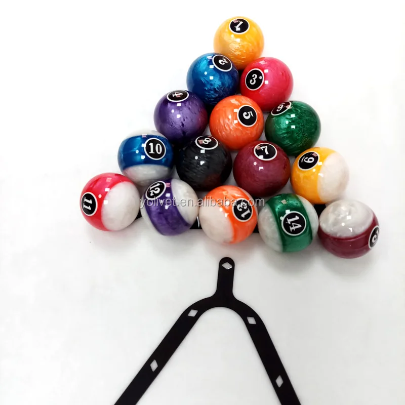 Latest Billiards Magical Ball Rack Sheets For 2 1/4" 8ball/9ball/10ball White/black 2colors