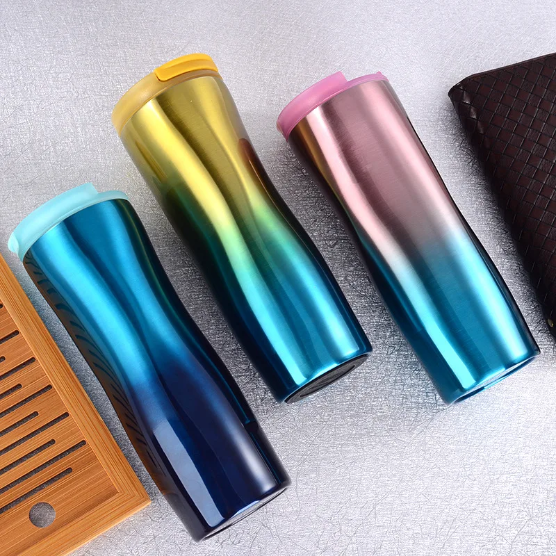 

WeVi Wholesale Custom Logo Stainless Steel Metal Color Changing Slim Tumbler, Customized color