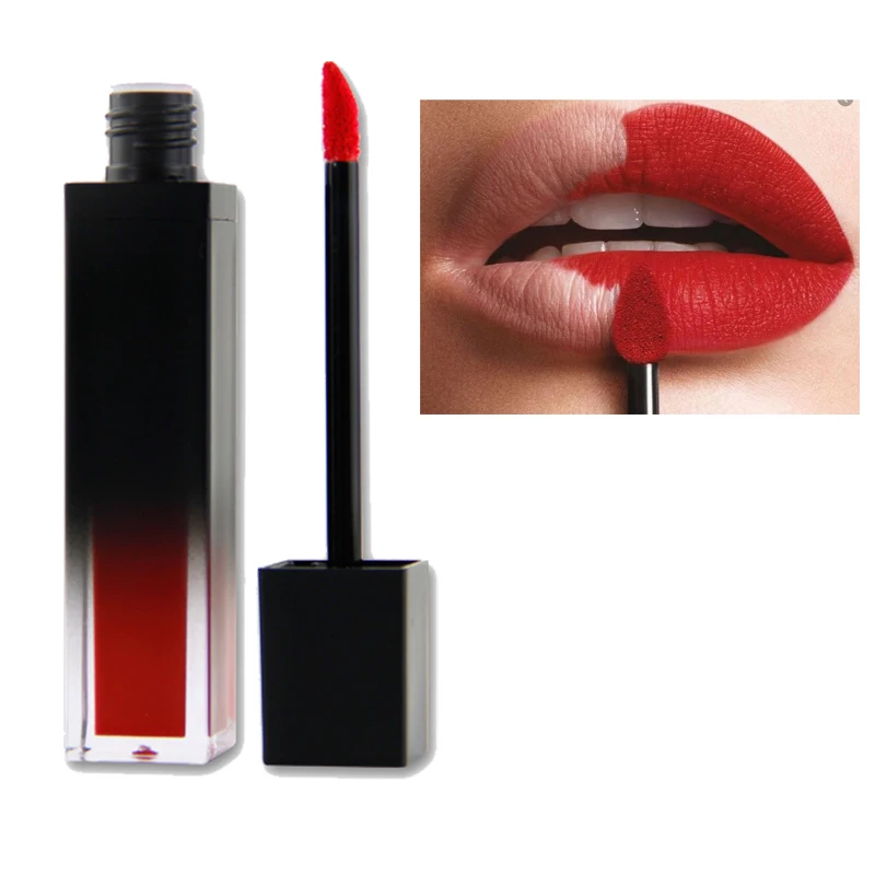 

8 Colors Custom Logo Long Lasting Rose Lip Gloss Matte Pigment Plumper Vegan Lipgloss Private Label