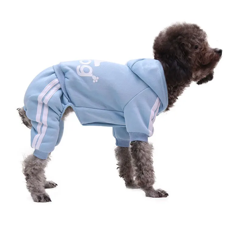 

Ropa Deportiva Para Perro Premium Sport High End Designer Dog Clothes Leisure Hooded Winter Pet Apparel, Blue, red, black, grey, yellow, pink, light blue