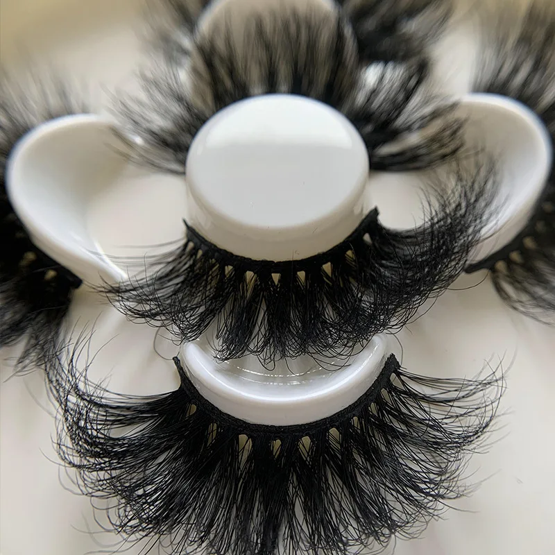 

Whosale 100% Mink Fur Lashes Extra Dramatic Long Thick Curl Eyelashes Handmade Wispy Curly super Fluffy Mink Eyelashes