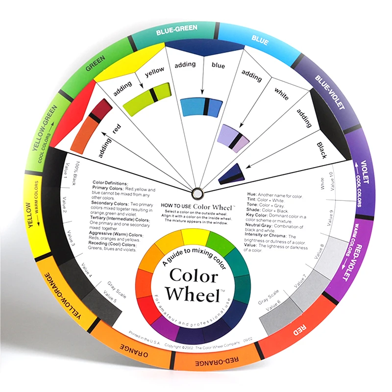 

OEM/ODM Microblading Pigment Mixing Guide Color Wheel for Permanent Makeup Tattoo Tools