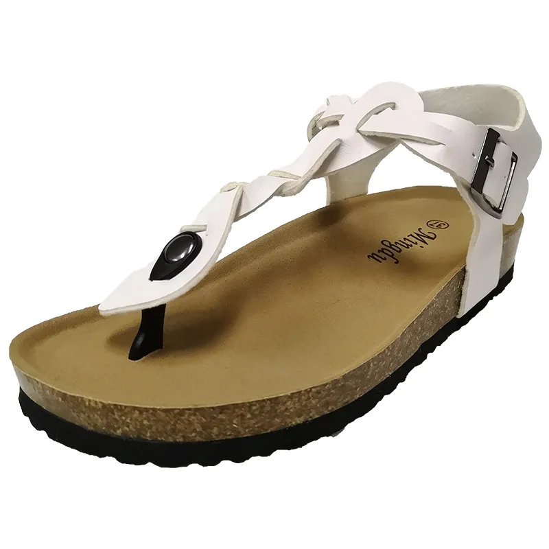 

Fashion Cork Sandals Women Summer Women's Beach Shoes Beach Casual Buckle Strap Casual Shoes Women's Casual Shoes, Multi