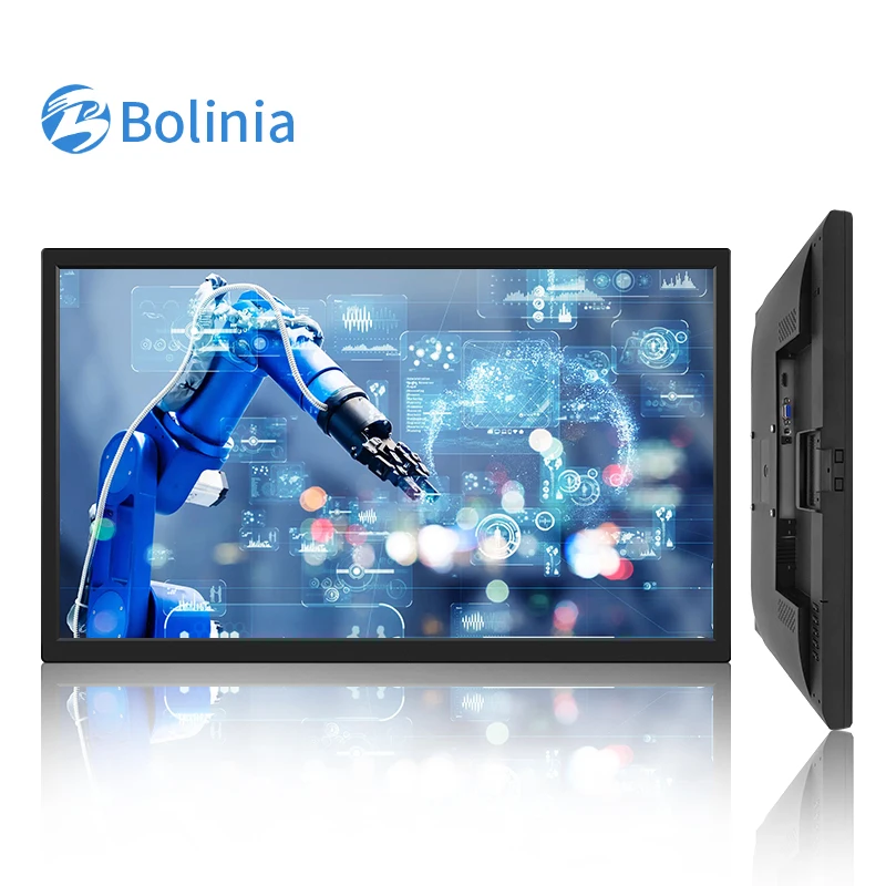 

Wide screen 21.5 inch LCD LED computer monitors with wall mount or desktop industrial grade lcd monitor