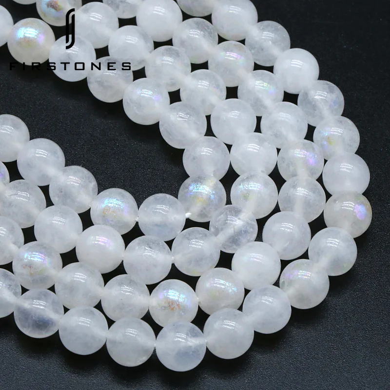 

Wholesale Natural Moonstone Beads Blue Light Loose Gemstone for Jewelry Making Strand, Various