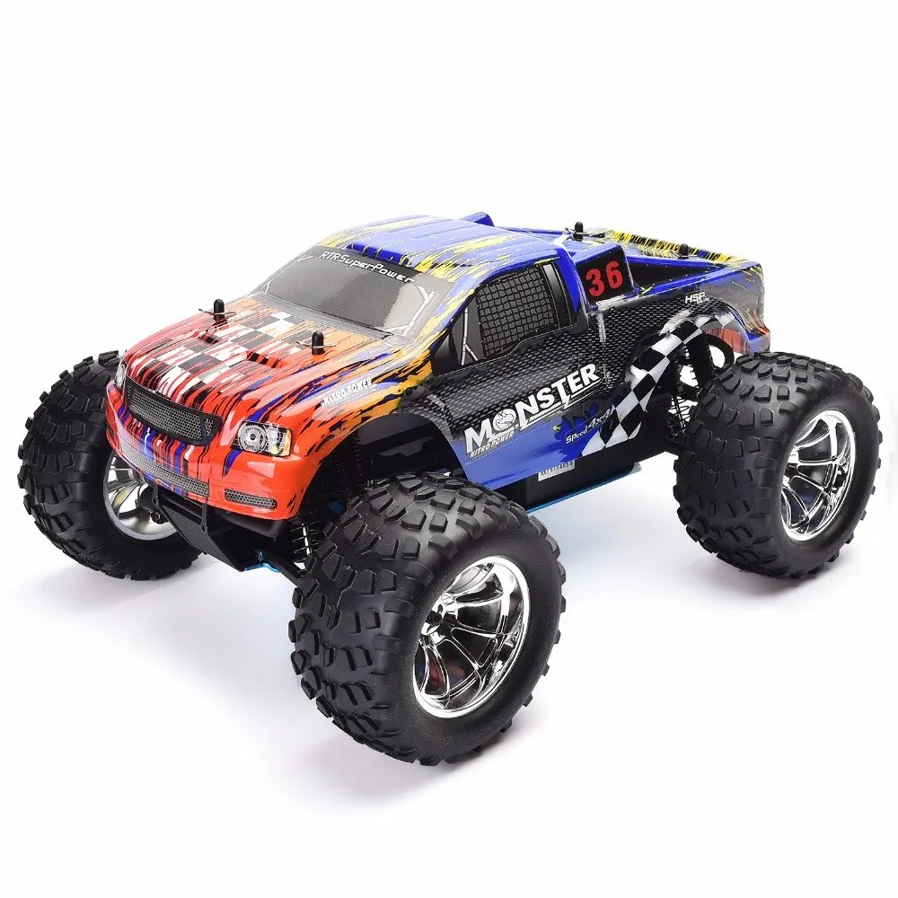 

Free Delivery RC Truck 1:10 Gas Power Car Speed Off Road Monster Truck 94108 4wd High Speed Hobby Remote Control Car