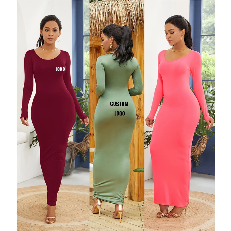 

Women Elegant Vintage Long Sleeve Printed Maxi Dress O Neck Lantern Sleeve Bodycon Maxi Dress Women Long straight Dress