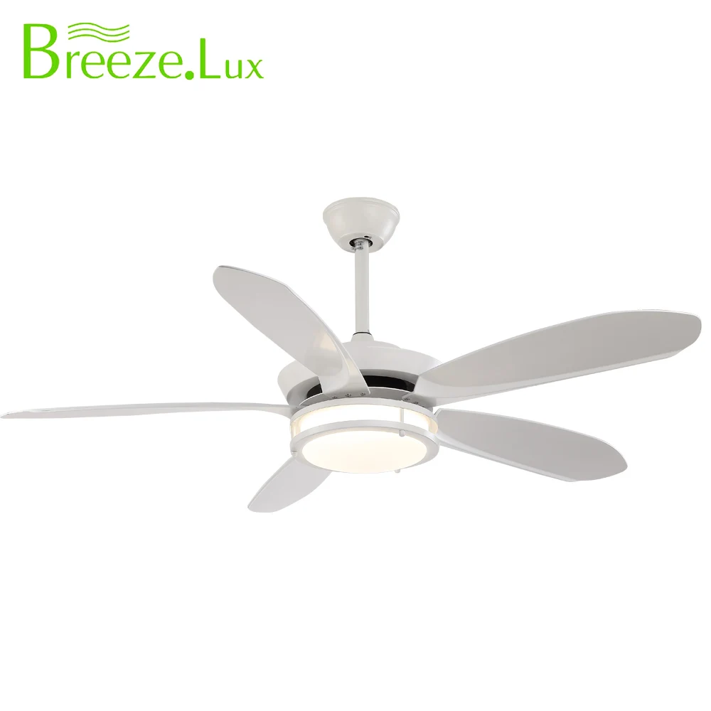 Hot selling 56 inch white 5 abs blades ceiling fan led mini pendant light