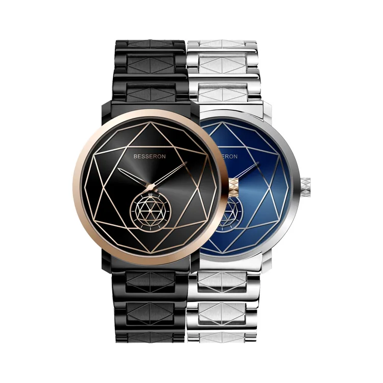 

2020 New Customised Logo Gold Luxury Mens Fashion Wrist Watches Watch Unisex, Silver/back/gold rose or customizable